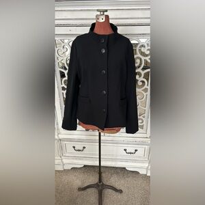 Women's Isda & Co Black Button-Up Jacket Blazer (XS)